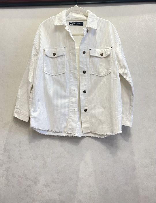 Вельветова рубашка zara