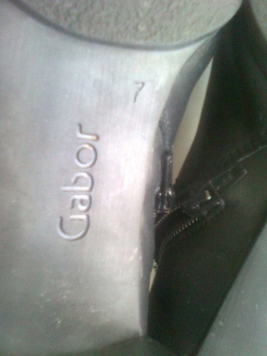 Кожаные, женские ботильоны gabor, р. 41