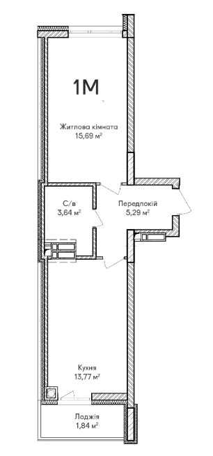 Готова 1к квартира з теплою підлогою: заходь на ремонт вже сьогодні!