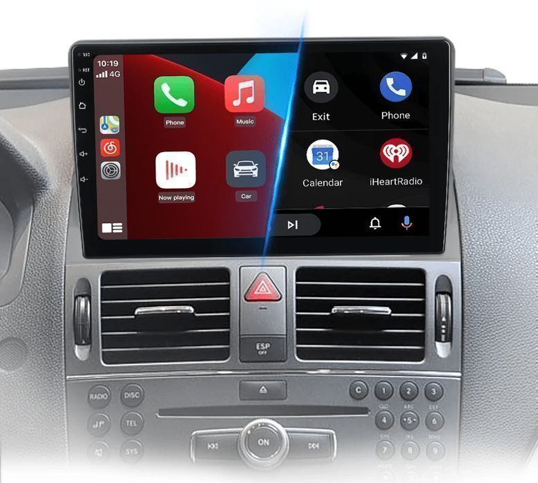 Mercedes C W204 S204 – Radio Android 15 9" CarPlay Android Auto 6GB/128GB GPS Nawigacja Stacja Multimedialna WiFi Bluetooth DSP 4G LTE PL