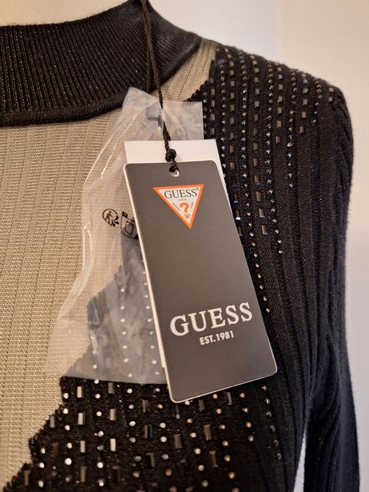 Guess, damska sukienka dzianinowa, r. M