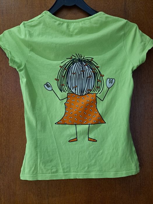 T shirt boneco a frente e a trás