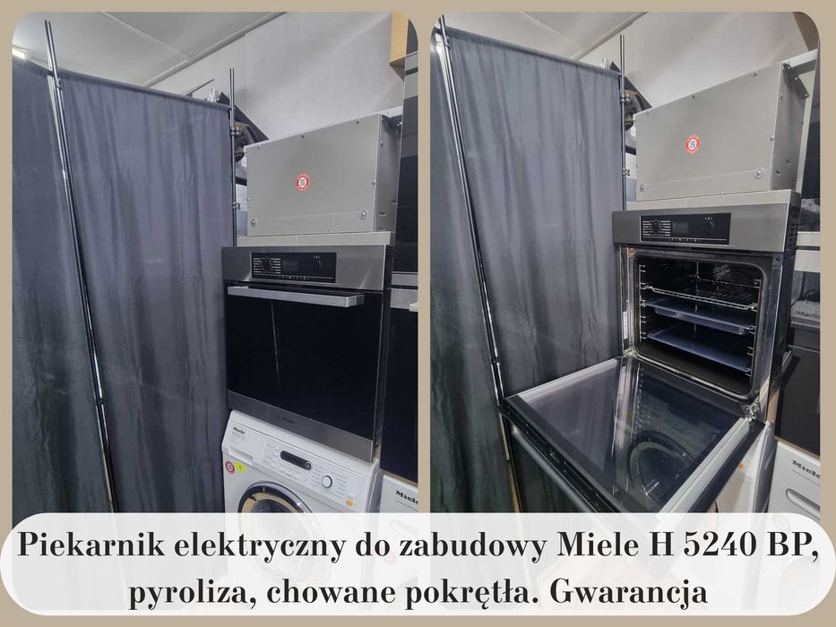 Piekarnik elektryczny do zabudowy Miele H 5240 BP, pyroliza. Gwarancja