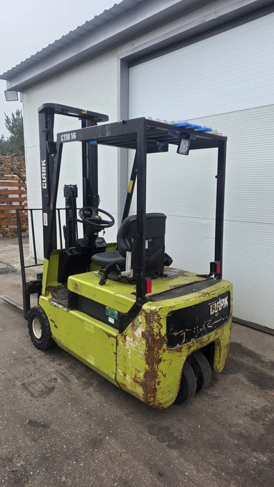 Wózek widłowy Clark CTM 16S wolny skok elektryczny widlak