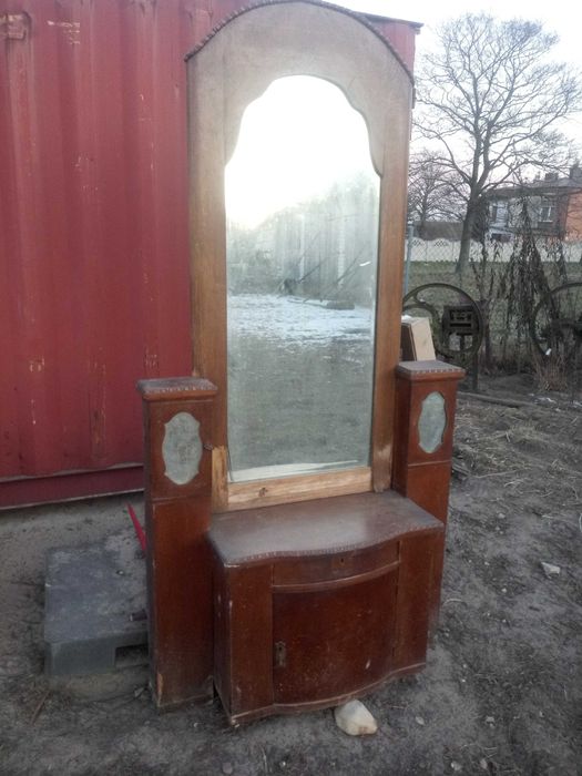 Stara szafka szafa z lustrem antyk