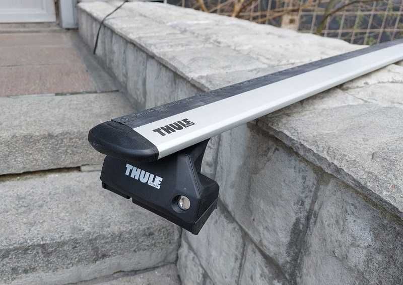Багажник Thule Швеция поперечины упоры крепежи на крышу любого авто БУ киты палки перекладины ригеля стальные алюминиевые каплевидные Wingbar Evo