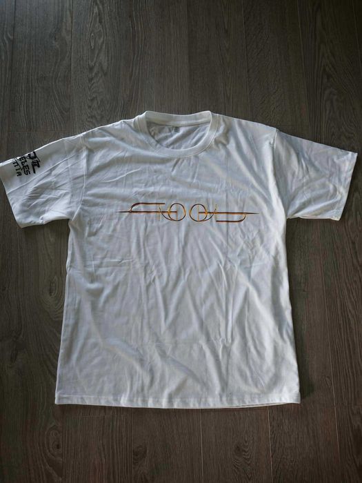 Koszulka, t-shirt TOOL Fear Inoculum logo, biała. Super! XXL