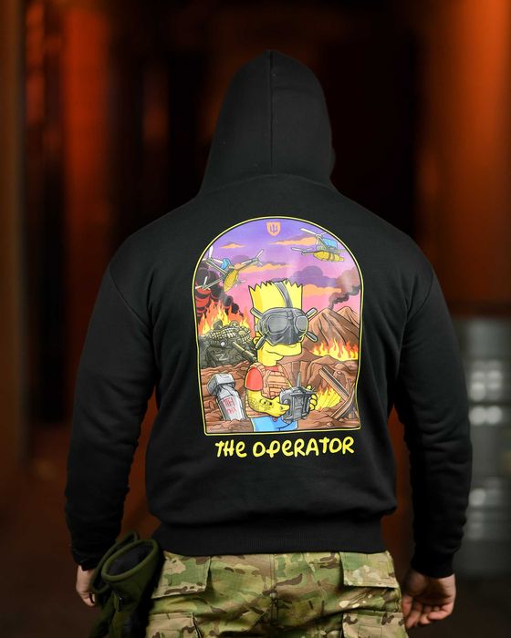 Тактичне худі мілітарі BART THE OPERATOR FPV-дрон M-3XL Без передоплат
