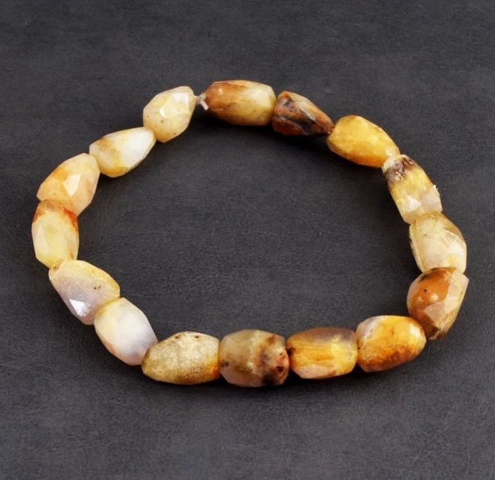 Pulsera Ópalo Dendrítico Natural 98ct