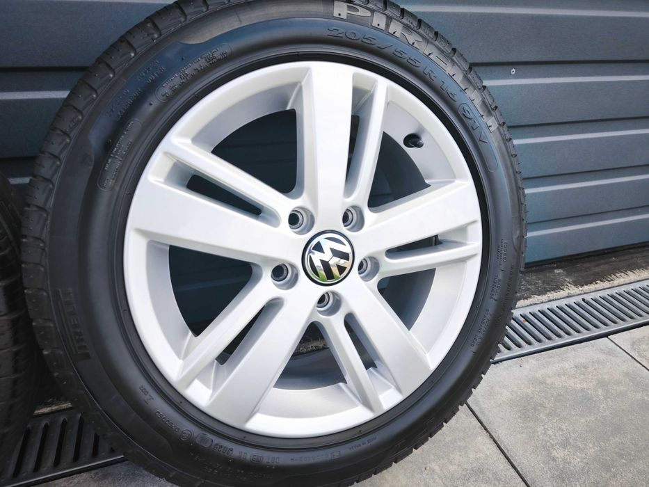 Oryginał VW 16" 5x112 Golf Touran Sharan Passat Jetta Sportsvan ŁADNE