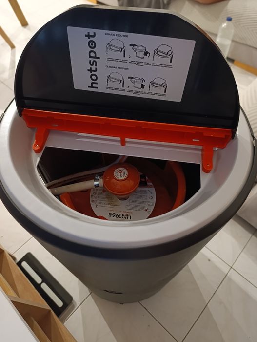 Aquecedor a gás da Galp