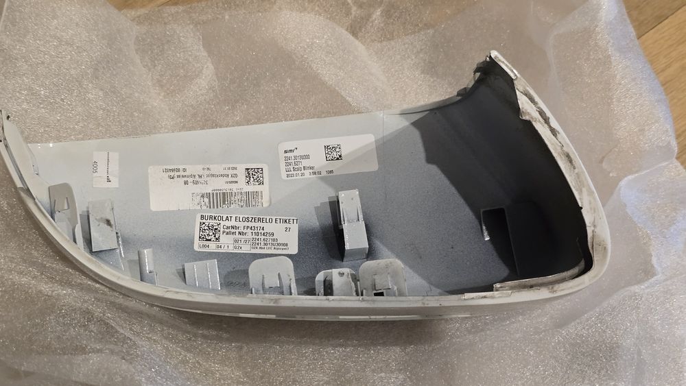 Nakładki lusterek oraz pierścienie bmw g20/21