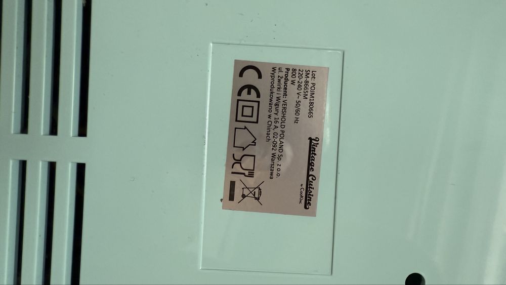 Mikser planetarny Vintage Cuisine 800W