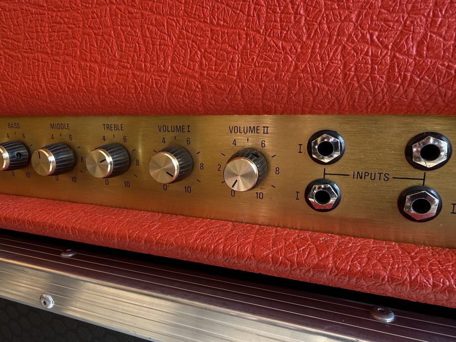 Marshall JMP Super Bass 100, 1977 rok, czerwony