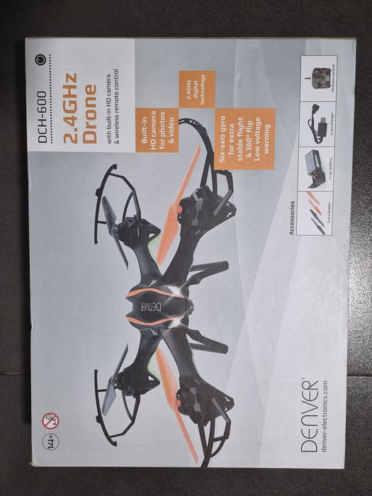 Drone 2.4 GHz DCH 600 Denver (completamente novo)