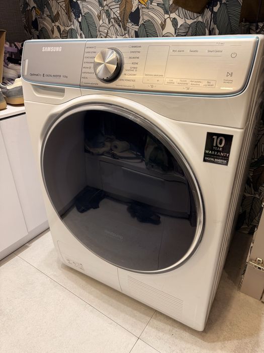 Samsung DV90N8289AW, Suszarka QuickDrive™, 9 kg, biała, uszkodzona