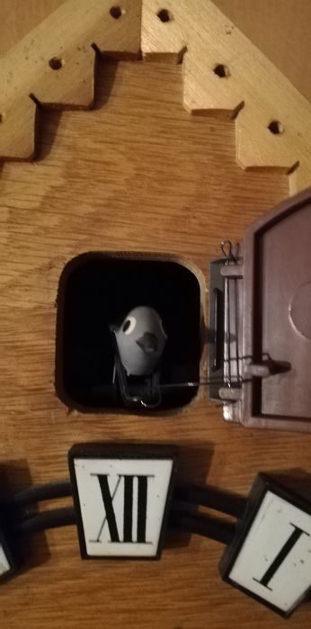 Zegar z kukułką PRL kolekcjonerski Made in ZSRR