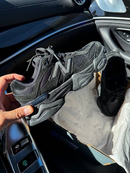 ТОП! New balance 9060 “Total Black” 36 - 44 ню беланс чорні