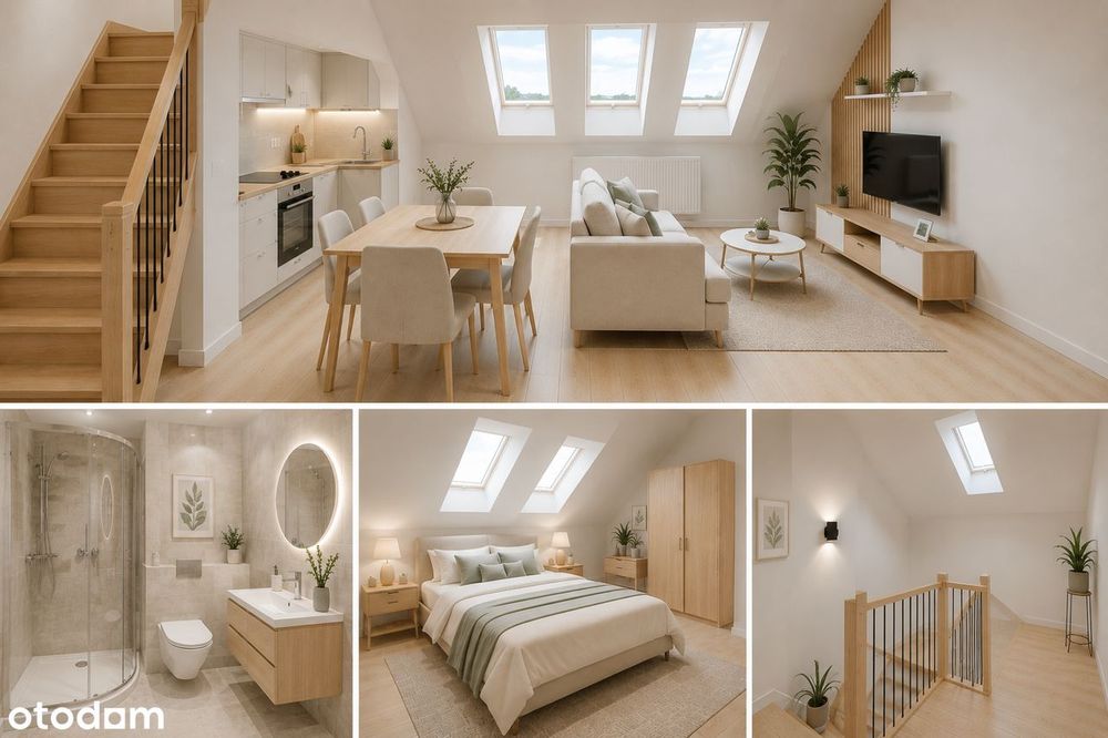 Energooszczędne mieszkanie 3-pokojowe 50m2