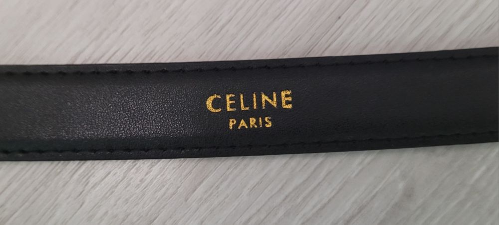 Pasek Celine czarny