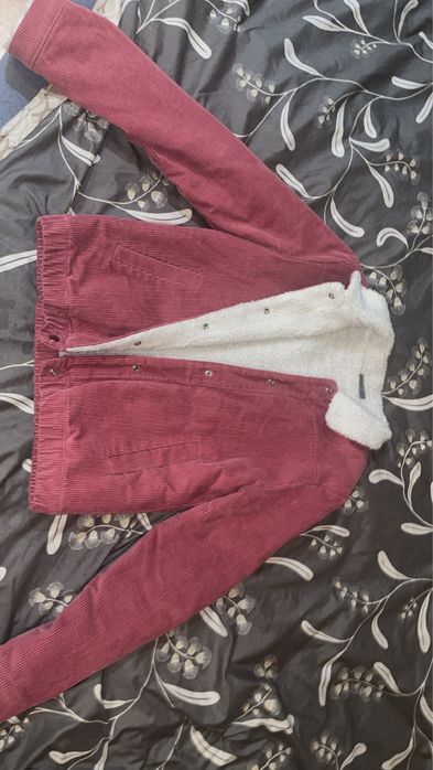 Kurtka zimowa zamszowa