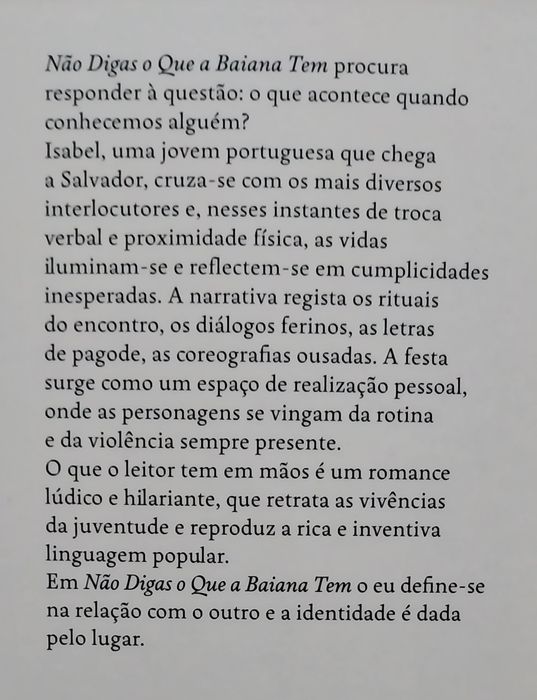 Paulo Teixeira: Não digas o que a baiana não tem.