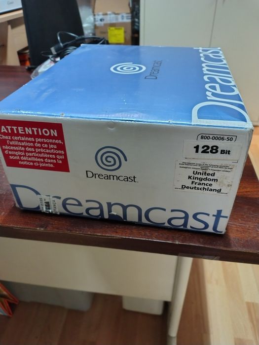 Sega Dreamcast na caixa