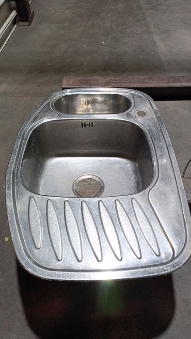 мийка нержавійка двох секційна