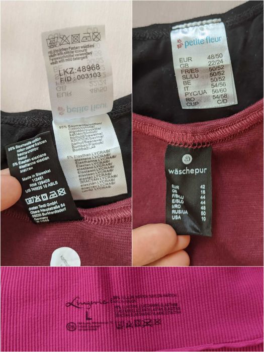 Лот 3шт. топ M L топи набором спортивний рожевий безшовний бюстгальтер