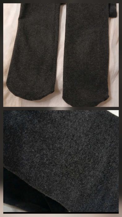 Rajstopy bawełniane + sukienka.