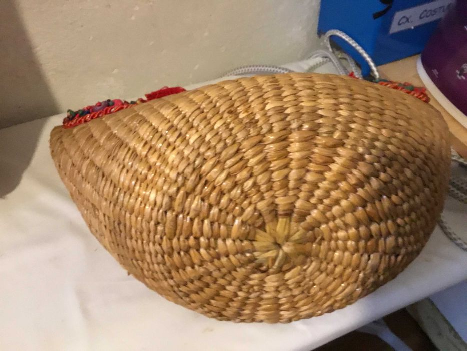 Bolsas em palha - compradas México - pouco uso