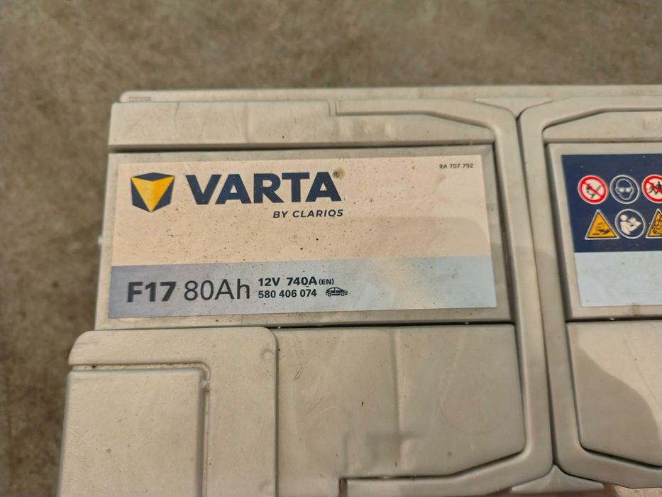 Akumulator Varta SLI 580406074 80Ah 740A P+ 12V