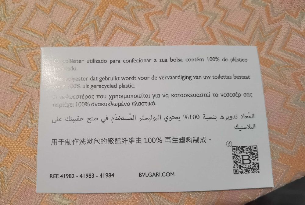 Mala de viagem BVLGARI