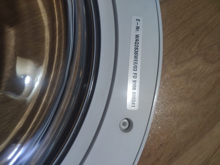 Porta de máquina de lavar roupa Bosch