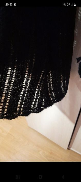 Sweterek tunika z ażurowym dołem L/XL/ 2XL