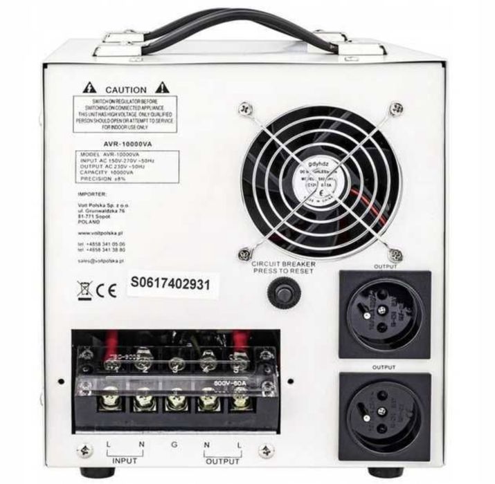 Стабілізатор напруги 10000VA Volt Polska 10 кВт•10000 Вт W: 6 499 грн ...