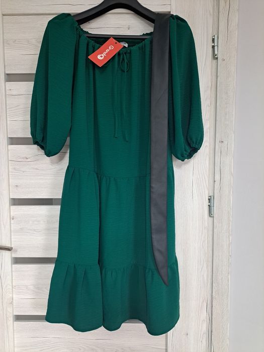 Sukienka nowa butelkowa zieleń