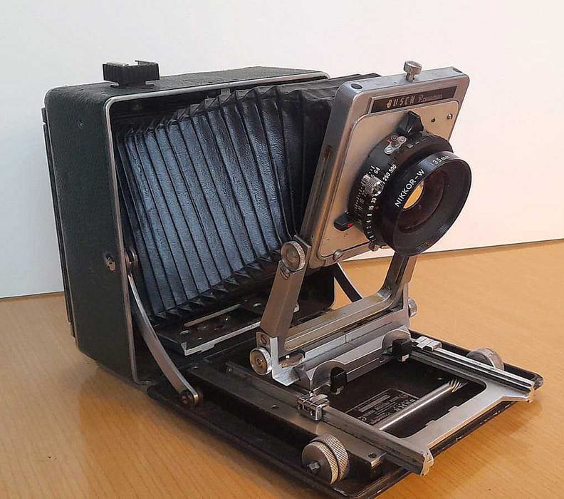 aparat wielkoformatowy BUSCH Pressman model D 4x5 cala (9x12)
