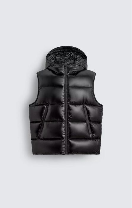 ХІТ НА ВЕСНУ Жилетка Пуховик Zara x Moncler M,L,XL