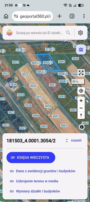 Działka na sprzedaż w centrum Ropczyc nr działki 3054/2 – pohled 5