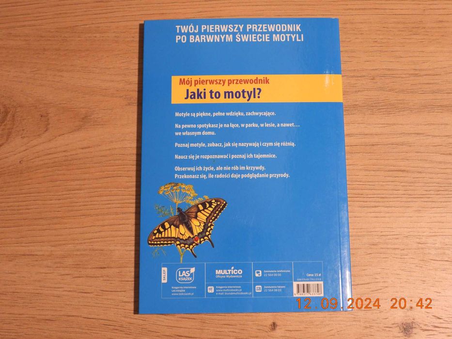 Mój pierwszy przewodnik Jaki to motyl? H.M. Garbarczyk JAK NOWA
