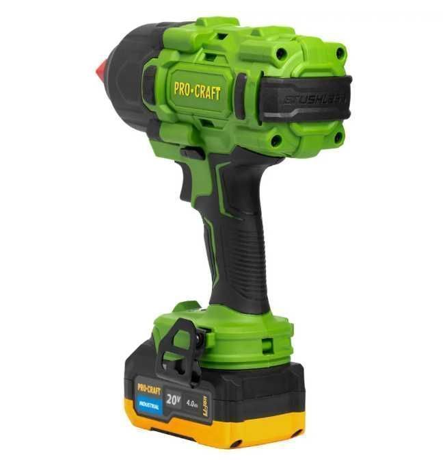 Акумуляторний гайковерт в кейсі 20В (з 1 АКБ та ЗП) Procraft PWA80