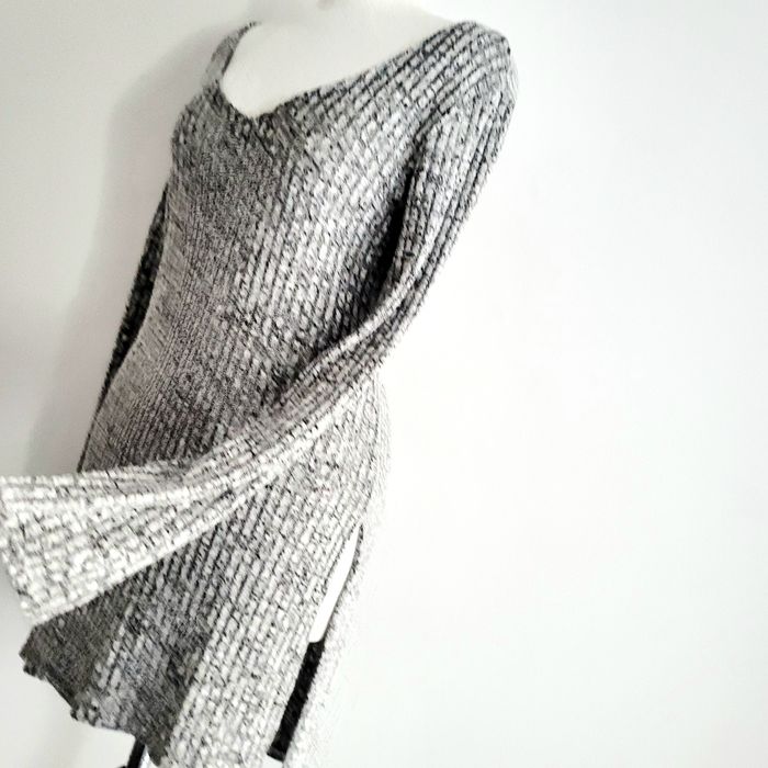 H&M miękka  sexy tunika sukienka sweterek sweter wiskoza 36 s M 38 L