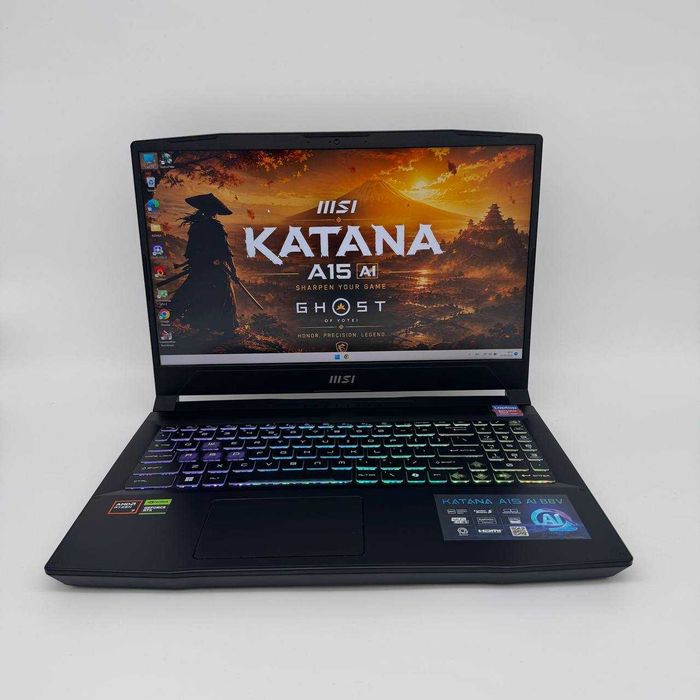 MSI Katana A15 AI B8VG 15.6" 2K IPS 165Hz Ryzen 7 8845HS 16GB DDR5 SSD 512GB NVMe RTX 4070 8GB