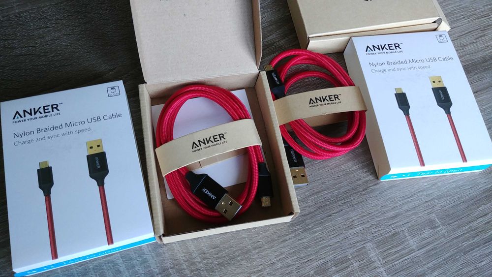 Cabo Anker Nylon Braided Micro USB 0.9m