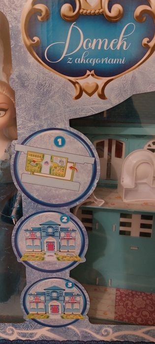 Duży domek z akcesoriami + lalka Elza