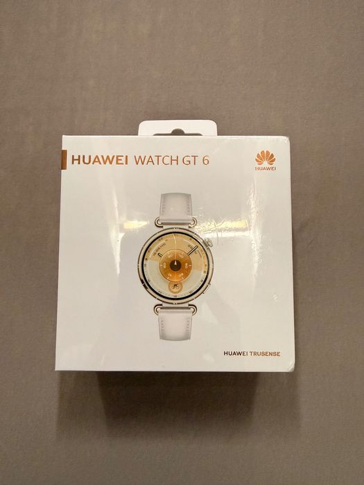 Zegarek SmartWatch Huawei watch gt 6 - 41mm - Kolor - Biały ze skóry - NOWY