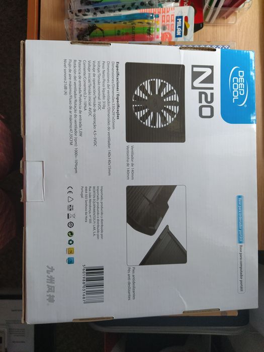 Base / ventoinha / cooler computador portátil64585347058689121