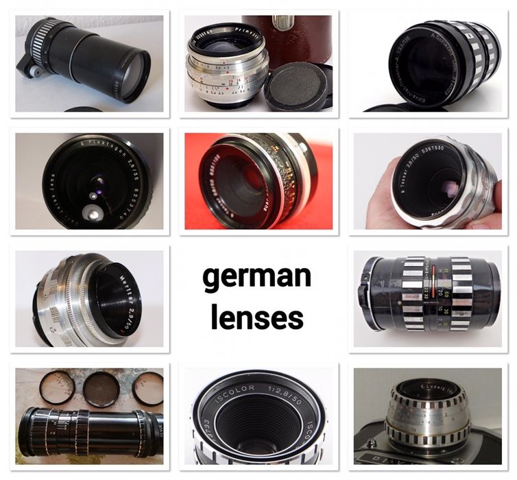 objectivas vintage  analógicas a partir de 40€