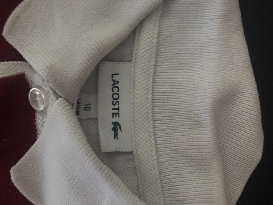 2 polos lacoste 10 anos